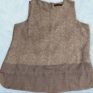 Rose and Olive Sleeveless Top